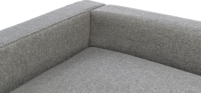 Sofa CityStyle eckig 90 × 70 cm hellgrau